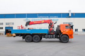 Бортовой автомобиль с КМУ ИТ-200 (тросовый) УСТ 5453 Камаз 43118-50 сп. м.