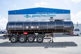 Полуприцеп-цистерна ППЦБ 32ТК-42ЛЛ SEVEREST высота ССУ 1150 мм, дисковые тормоза