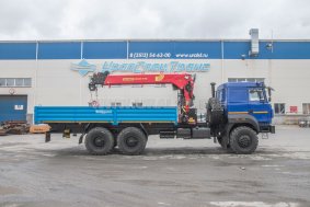 Автомобиль бортовой с КМУ ИТ-150 (тросовый) УСТ 5453 Урал 4320-80Е5 сп.м