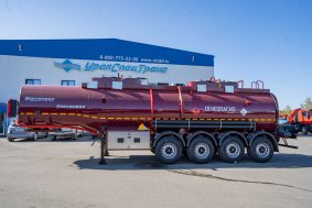 Полуприцеп-цистерна ППЦ 32К-42ЛЛ-4Р SEVEREST высота ССУ 1150 мм, рекуперация, дисковые тормоза