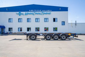 Полуприцеп-контейнеровоз ППК 40Б-42ЛЛ-12 СЕВЕРЕСТ, ССУ 1100 мм дисковые тормоза