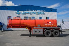Полуприцеп цистерна для нефти (нефтевозы) ППЦН 20Т-21 ПТ УСТ 9465 рамная, термос ССУ 1550 