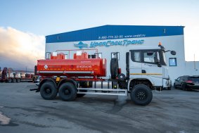  АТЗ-11-2Б УВТ-25, УСТ 5453 SHACMAN (ШАКМАН) SX32586V385 6х6, 14R20, КБ 4575мм.