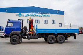 Бортовой автомобиль с КМУ ИМ-180 УСТ 5453 Урал 4320-4971-80, сп.м