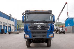 Бортовой автомобиль с КМУ ИМ-180 на SHACMAN (ШАКМАН) SX32586V385 (6х6) 