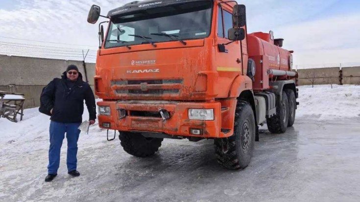 Автотопливозаправщик АТЗ-11Б Камаз 43118 сп.м.ДОПОГ УВЭОС в работе