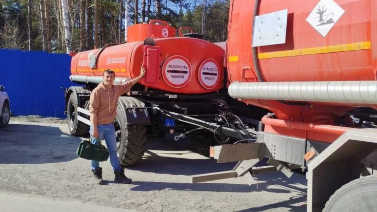 Купил прицеп цистерну ПЦ 10-21 425/85 R21