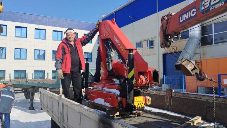 Купил кран-манипулятор ИМ-55