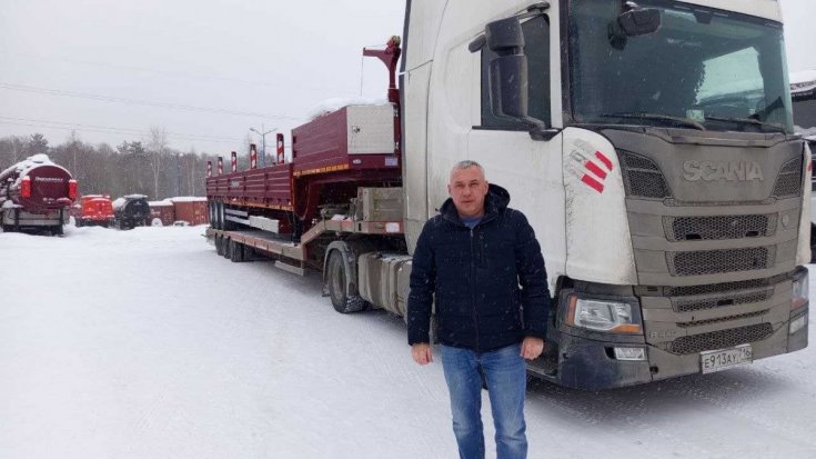 Купил полуприцеп тяжеловоз ППТ 45-32-12 УКБФ приставные трапы (3 ед.)