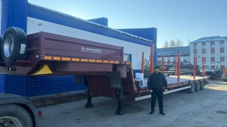 Купил полуприцеп тяжеловоз ППТН 39-32Д-12УКФ BPW , уголк. трапы