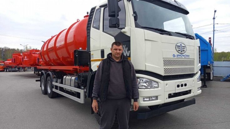 Купил машину вакуумную МВ-19 КО УСТ 5453 FAW 3250 6Х6