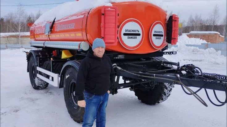 Купил прицеп цистерну ПЦ 10-21 425/85 R21