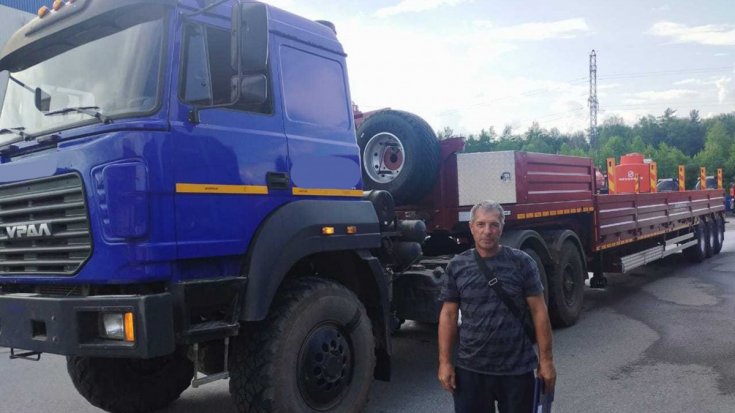 Купил полуприцеп тяжеловоз ППТ 45-32-12 УКБФ УСТ 9465 приставные трапы ССУ 1500