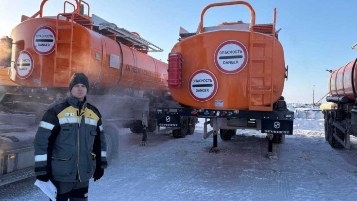 Полуприцеп цистерну ППЦН 20Т-21 ПТ нерж.рамная, термос (10 ед.) в работе