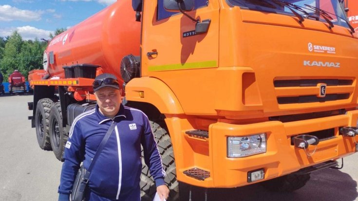 Купил автоцистерну АКН-10 КО-505 УСТ Камаз 43118, ДОПОГ, УВЭОС, ревизионный люк