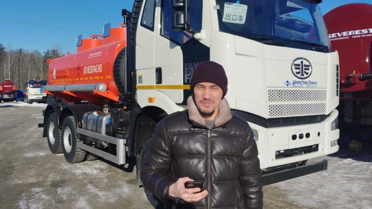 Купил автотопливозаправщик АТЗ 11-2Б УСТ 5453 FAW 3250 (6х6) КБ 3675 ДОПОГ