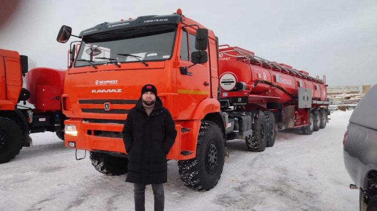 Купил седельный тягач Камаз 43118 сп.м., ДОПОГ, гидрофикация + полуприцеп цистерну ППЦ 28-32-3Н рамная, насос, пневмоподвеска