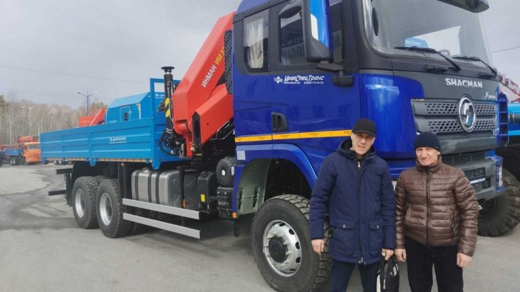 Купил автомобиль бортовой с КМУ ИМ-320 SHACMAN SX32586 (6х6) КБ 4575