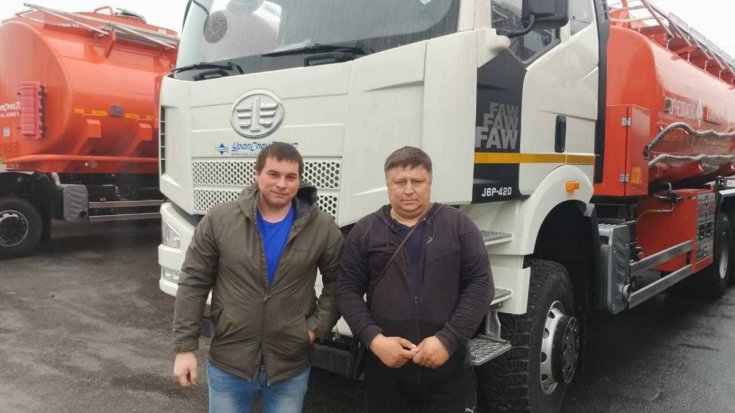 Купил автотопливозаправщик АТЗ 22-3 УСТ 5453 FAW 3250 (6х6) КБ 5200 ДОПОГ (2 ед.)