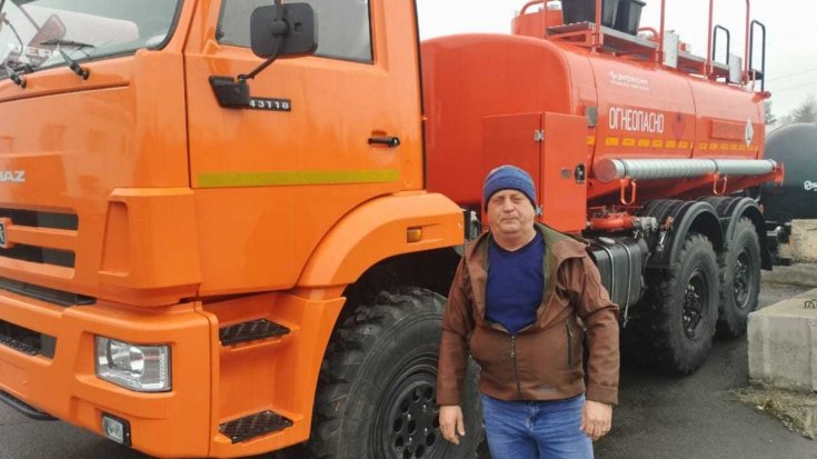 Купил автотопливозаправщик АТЗ-11-2Б УСТ 5453 Камаз 43118 ДОПОГ