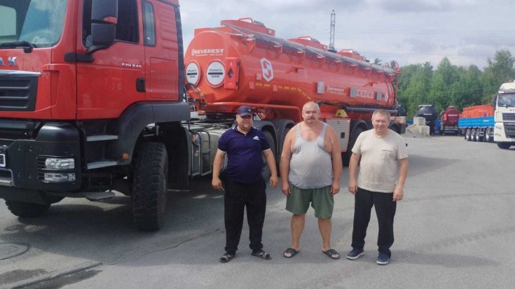 Купил полуприцеп цистерну ППЦ 26К-32-3НУ УСТ 9465 безрамная, пневмоподвеска ССУ 1500 (3 ед.)