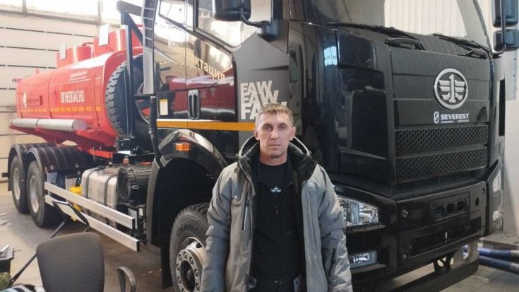 Купил автотопливозаправщик АТЗ 12-2Б FAW 3250 (6х4) КБ 4800 ДОПОГ