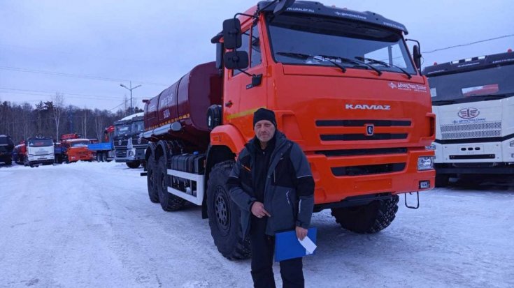 Купил автоцистерну АЦПТ-10НО Камаз 43118 насос, обогрев