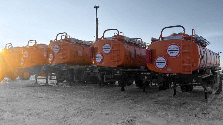 Полуприцеп цистерну ППЦТВ 20Т-21 ПТ рамная, термос (20 ед.) в работе