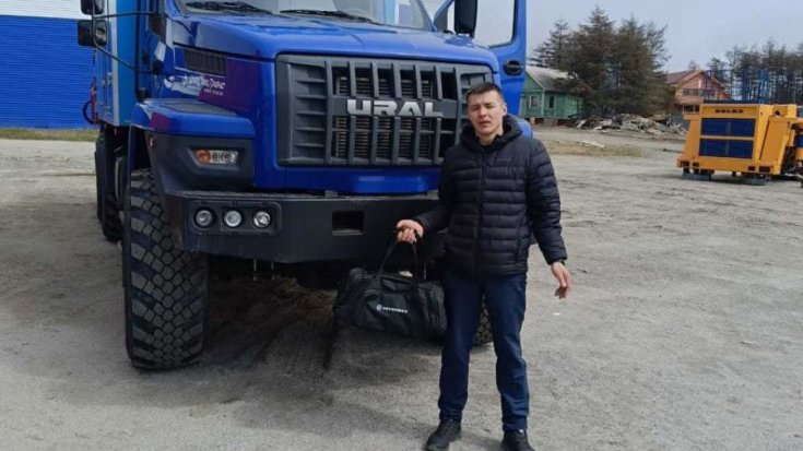 Автофургон ПАРМ с КМУ ИМ-150N УСТ 5453 Урал 4320-72Е5Г38 NEXT в работе