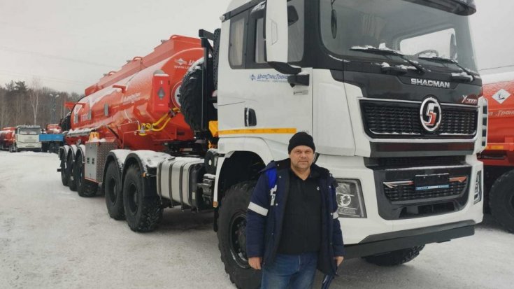 Купил тягач SHACMAN SX42586V (6х6), ССУ 1630 ДОПОГ, гидрофикация + полуприцеп цистерну ППЦ 26К-32-3НУ безрамная, пневмоподвеска ССУ 1500