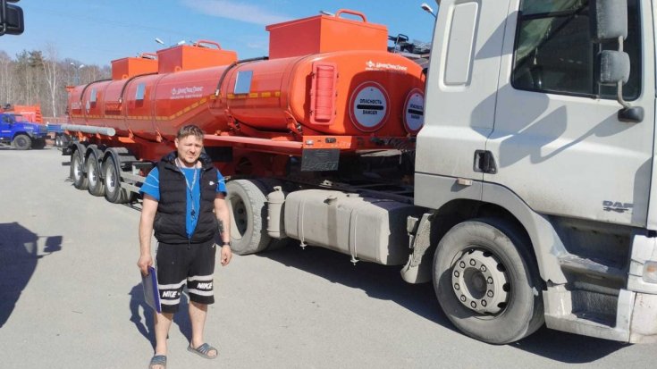 Купил полуприцеп цистерну ППЦ 28-32-3Н УСТ 9465 рамная, насос, пневмоподвеска CCУ 1415