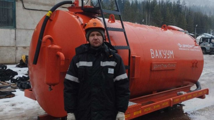 Навеска АКН (МВ) 10Т УСТ 5мм ревизионный люк Камаз, Урал в работе