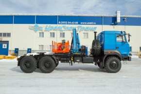 Седельный тягач с КМУ ИМ-150 УСТ 5453 Урал 4320-4971-82, сп.м