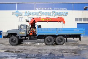 Автомобиль бортовой Урал 4320-72М с КМУ ИТ-180