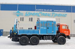 Агрегат наземного ремонта водоводов Камаз 43118 с КМУ ИМ-95