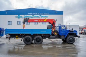 Бортовой автомобиль с КМУ ИТ-150 (тросовый) УСТ 5453 Урал 4320-1951-60