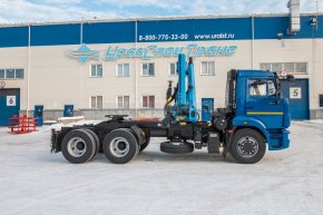 Седельный тягач с КМУ ИМ-180 УСТ 5453 Камаз 65115-48(А5)