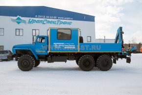 Грузопассажирский автомобиль УСТ Урал ГПА с КМУ ИМ-55