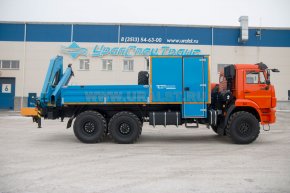 ГПА 6+2 откр. с КМУ ИМ-150 УСТ 5453 Камаз 43118-50