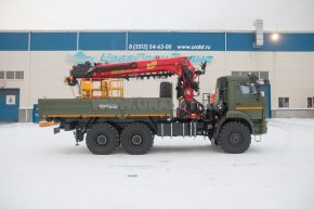 Бортовой с КМУ ИТ-200 (тросовый, люлька, бур) УСТ 5453 Камаз 43118