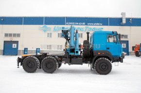 Седельный тягач с КМУ ИМ-240 УСТ 5453 Урал 5557-82Е5
