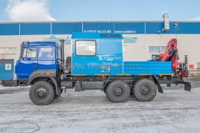 Автофургон АРОК УСТ 5453 с КМУ ИМ-150N Урал 5557-80Е5 сп.м