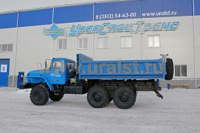 Самосвал Урал с КМУ ИМ-55