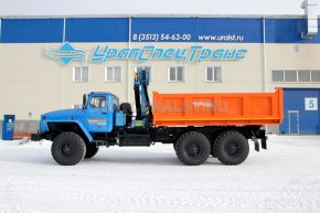 Автомобиль самосвал Урал 4320-72М с КМУ ИМ-95