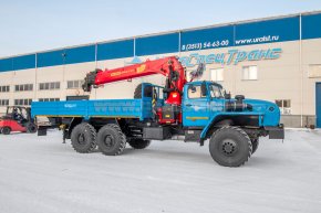 Бортовой с КМУ ИТ-200 (тросовый) УСТ 5453 Урал 4320-60