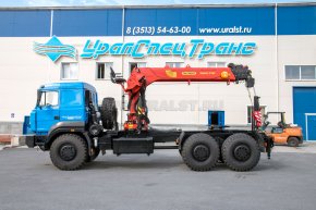 Седельный тягач Урал 63701М с краном-манипулятором ИТ-180