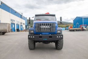 Седельный тягач с КМУ ИМ-150N УСТ 5453 Урал 5557-72 NEXT