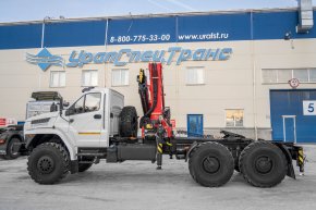 Седельный тягач с КМУ ИМ-320 УСТ 5453 Урал NEXT 4320-72