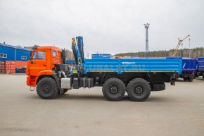 Бортовой автомобиль с КМУ ИМ-95 УСТ 54531J Камаз 43118-50