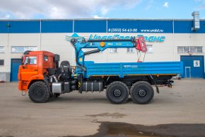 Бортовой автомобиль с КМУ ИМ-240А УСТ 54531J  Камаз 43118-3049-50